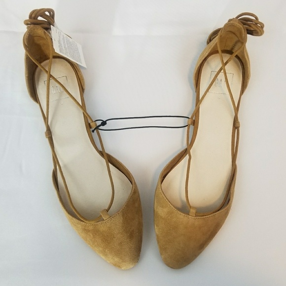 GAP Shoes - GAP Lace Up D'orsay Flats NWT